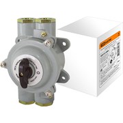 Пакетный переключатель TDM ELECTRIC ПП 3-16/Н2 3П 16А 220В, силуминовый корпус, IP56