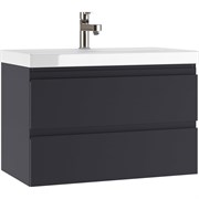 Подвесная тумба под умывальник Moduo 80 Домино Graffo В2