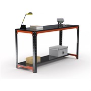 Стол металлический ООО Металекс серия KIT 750x1300x500 мм, перфопанель с комплектом аксессуаров, черный