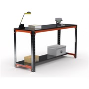 Стол металлический ООО Металекс серия KIT 750x1000x400 мм, перфопанель с комплектом аксессуаров, черный