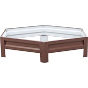 Оцинкованная клумба ООО «ТД «КАСКАД» К140К