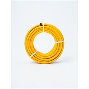 Гофрированная отожженная труба Kofulso нерж. сталь, с полиэтиленовым покрытием 25ПМ желтая