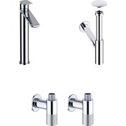 Высокий смеситель для накладной раковины Wellsee ICON! for life