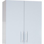 Шкаф для посуды SANTREK 60 серебристый металлик фасад МДФ