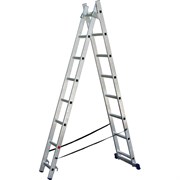 Двухсекционная алюминиевая лестница SMARTY SN011-208