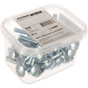 Мебельный болт качественный крепеж 8x60 DIN603 (30 шт.)