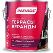 Алкидно-уретановый лак PARADE L25 Террасы & Веранды