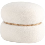 Пуф Стул Груп Полли L, тедди, белый