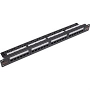 Панель NIKOMAX NMC-RP24UD2-1U-BK