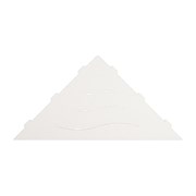 Полка RGW MT-02W/белая волна, металл 1,5 мм