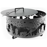 Костровая чаша Flamet Ежик в тумане