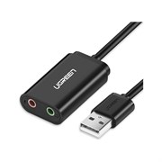 Аудиоадаптер Ugreen 30724