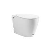 Безободковый напольный приставной унитаз Santi Line SL-5030