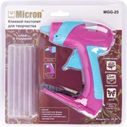 Пистолет клеевой Micron MGG-25 d 7.2 мм для творчества