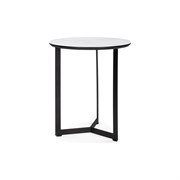 Журнальный стол Woodville Роб D-450 мрамор белый