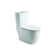 Безободковый напольный унитаз Santi Line SL-5019