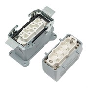 Прямоугольный промышленный разъем Mete Enerji H6HSB-A2M-D2F