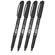 Маркеры перманентные для любой гладкой поверхности, НАБОР 4 шт., 4 ЦВЕТА, CENTROPEN "OHP", 0,3 мм, 2634/4, 626340401