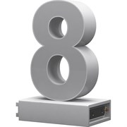 Светодиодная цифра ABCMIX 8