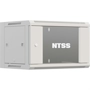 Настенный телекоммуникационный шкаф NTSS W 15U 600x600x770мм, 2 профиля 19, дверь стеклянная, боковые стенки съемные, задняя стенка, разобран