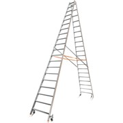 Передвижная стремянка Эйфель Комфорт - Профи 220 Роллер