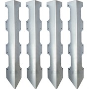 Колышки для деревянных грядок Delta-Park CB45-3Zn