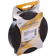 Меламиновая кромочная лента Element с клеем 19мм черный 20 м