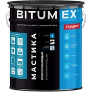 Герметизирующая приклеивающая битумная мастика BITUMEX МБП-011