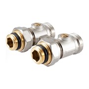 Прямой шаровой узел нижнего подключения радиатора Profactor ЕК PF RVS 612