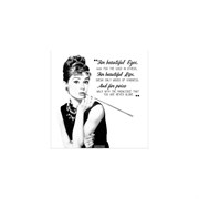 Тканевая шторка для ванной комнаты Melodia della vita MZ-54 Одри Хепберн