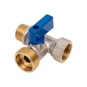 Трехпроходной шаровый кран для подключения гидротехнических бытовых приборов в том числе стиральной машины FASHUN A232