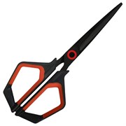 Ножницы BRAUBERG "Super special", 170 мм, черные, 3-сторонняя заточка, тефлоновое покрытие, 238848