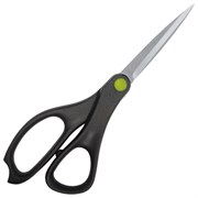 Ножницы BRAUBERG "NUMBER ONE", 210 мм, черные, 3-сторонняя заточка, эргономичные ручки, 238850