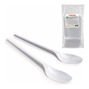 Пластиковые столовые одноразовые ложки LAIMA Эталон