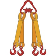 Четырехветвевой текстильный строп ТамбовТехСнаб 4СТ
