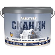 Кроющий антисептик для дерева Акватекс Сканди 65119