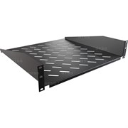 Полка переднего крепления NTSS глубина 450мм, крепление 19 2U, черный RAL 9005