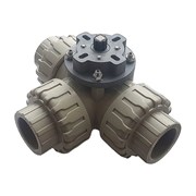 Трехходовой шаровой кран TECHNO 3025-PP