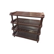 Четырехсекционная этажерка для обуви Мультипласт Групп MPG961246