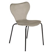 Стул BRADEX seven латте велюр, черные ножки