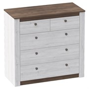 Комод спальня Мебельград Даллас 5 ящ Дуб Винтерберг/Таксония
