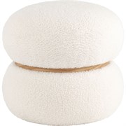 Пуф Стул Груп Полли S, тедди, белый