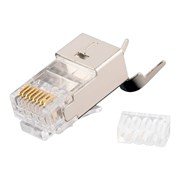 Универсальный экранированный коннектор NIKOMAX NMC-RJ88RZ50SA3-T-100