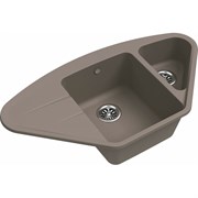 Угловая кварцевая мойка EWIGSTEIN Wink 80KF