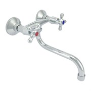 Настенный двуручный смеситель для умывальника ISTOK 0402.974