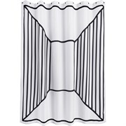 Тканевая занавеска для ванной комнаты Moroshka Grafica