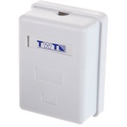 Экранированная настенная розетка TWT SM1-45/S-WH