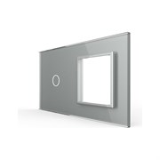 Панель для сенсорного выключателя и розетки LIVOLO BB-C7-C1/SR-15