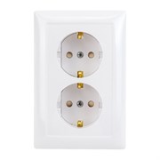 Двухместная розетка Кунцево-Электро СЕЛЕНА РС16-401М