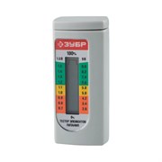 Тестер уровня заряда батарей для элементов питания ЗУБР 59260